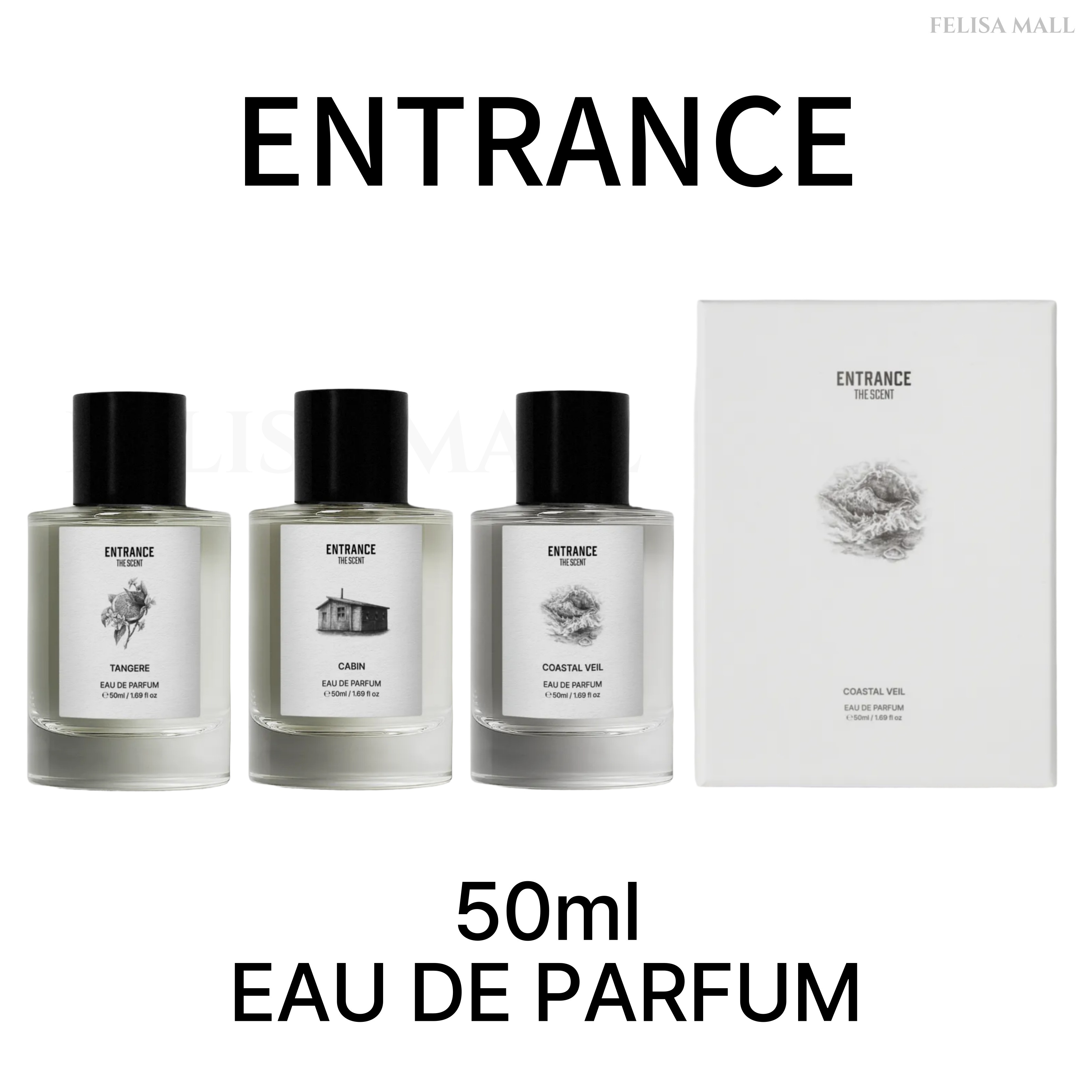 [ENTRANCE] EAU DE PARFUM 【50ml】 人気 韓国香水