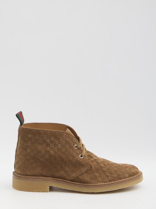 GUCCI Men Boots 831283 BROWN