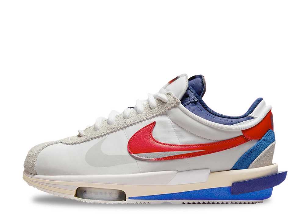 Zoom Cortez White Red 27cm DQ0581-100