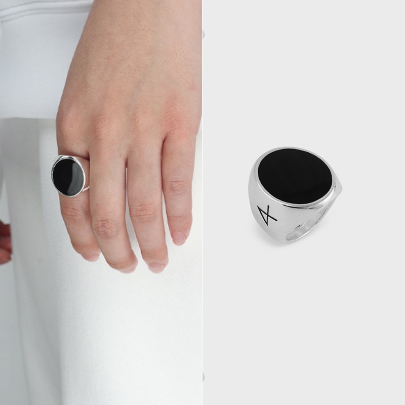 [EXOセフンENHYPENジェイ着用] エッジさが表れるEPOXY RING 指輪 カスタムジュエリー リング デイリーアクセサリー