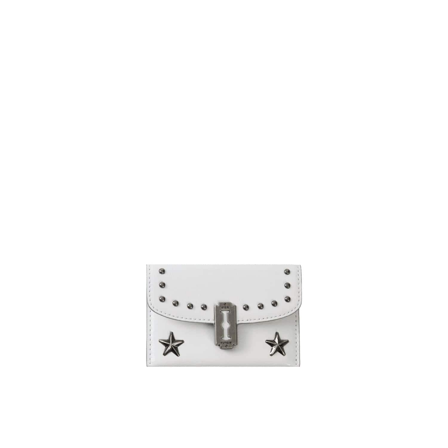 【VUNQUE】26SS OCCAM LUNE STAR CARD WALLET : PURE WHITE