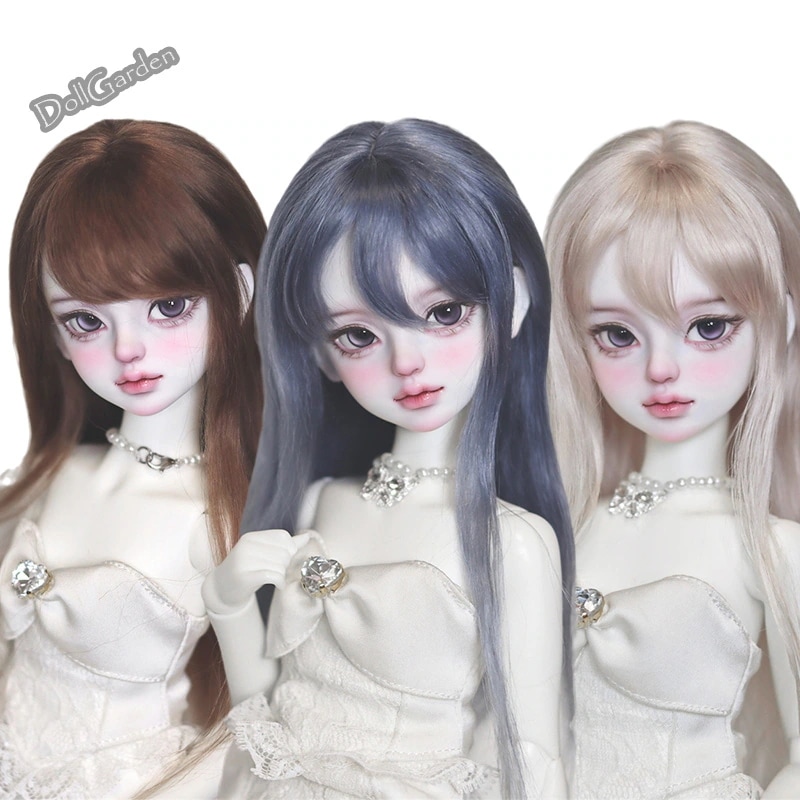 BJD ドール ウィッグ 1/3 1/4 1/6 モヘア 弾力ネット SD/MSD/幼sd/yosdサイズ球体関節人形用ウィッグ