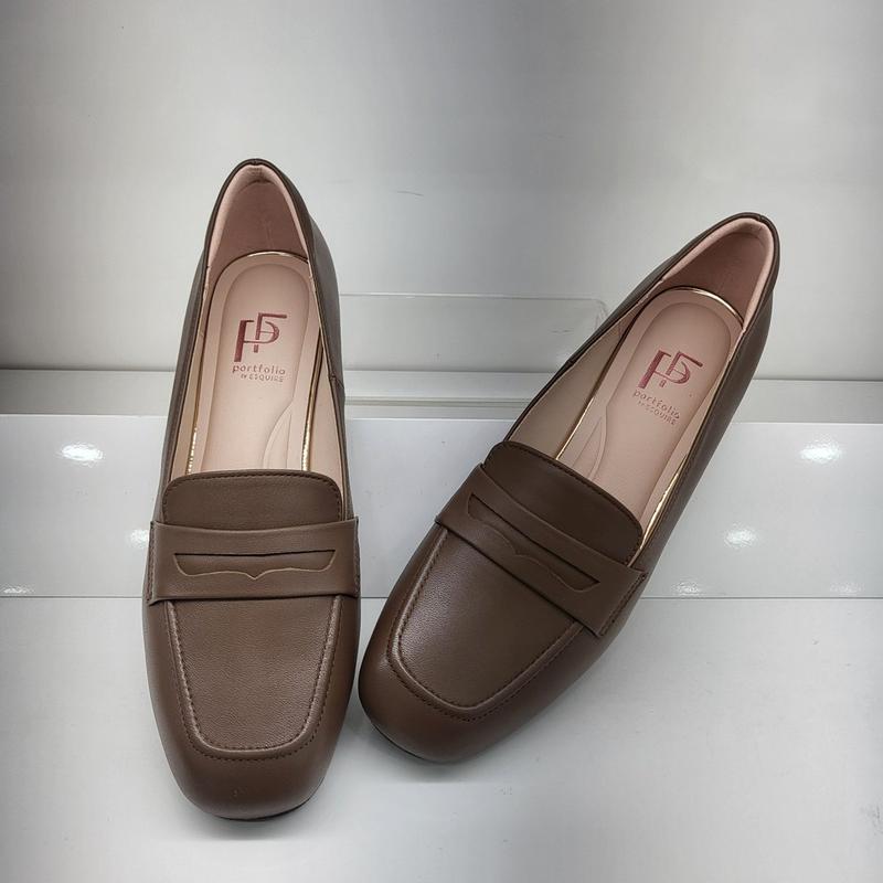 女性ローファー型ハイヴァンプパンプス PFFSHQ793BR