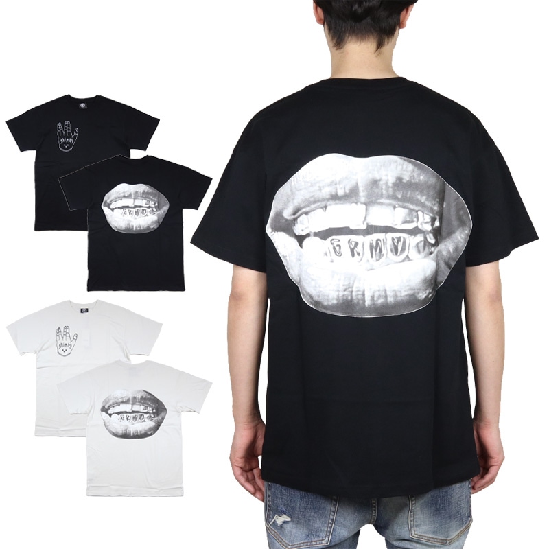 グライミー Tシャツ GRIMEY Tシャツ 半袖Tシャツ 綿100% メンズ レディース ブランド 大きいサイズ おしゃれ おすすめ 人気 黒 白