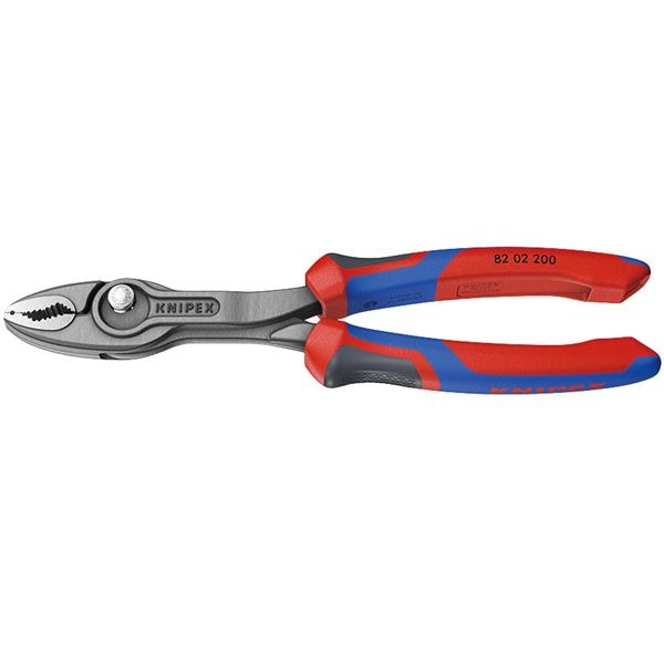 KNIPEX クニペックス スリップジョイントプライヤー ツイングリップ コンフォート 全長200mm 8202-200 工具 ツール DIY 作業工具