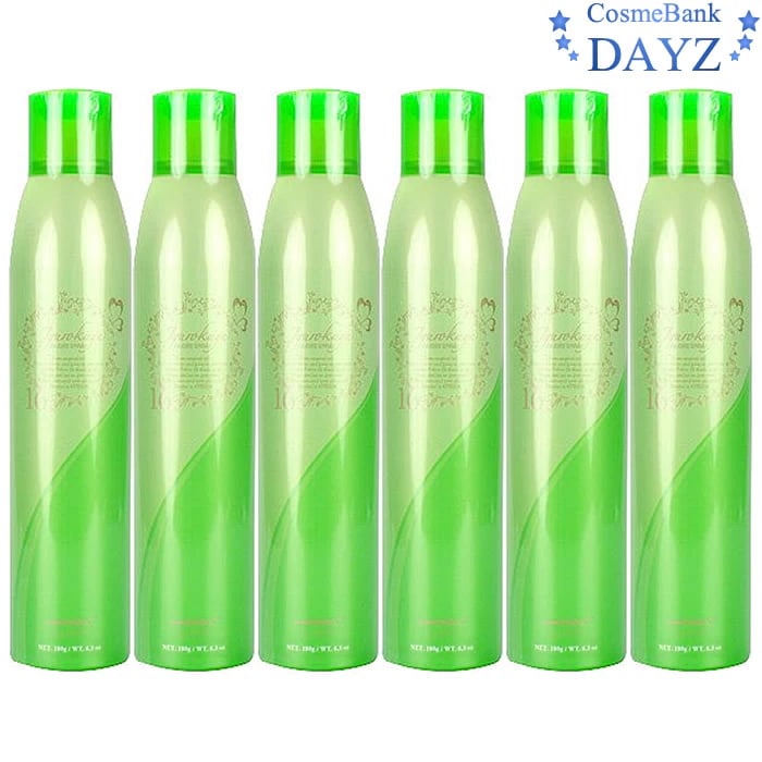 ハホニコプロ 十六油 ツヤスプレー 180g 6点セット ヘアスタイリング剤 ヘアスプレー ジュウロクユ