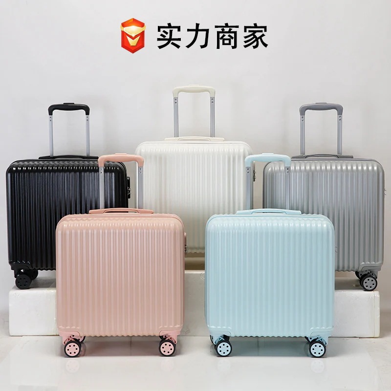 小型スーツケース トロリーケース 18インチ 搭乗ケース メンズ 小型 レザー パスワードボックス レディース ミニ 2025 新旅行バッグ