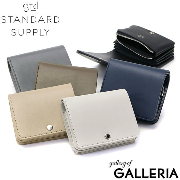 スタンダードサプライ 財布 STANDARD SUPPLY 二つ折り 二つ折り財布 革 レザー PAL ACCORDION COMPACT WALLET パル アコーディオンコンパクトウォレット