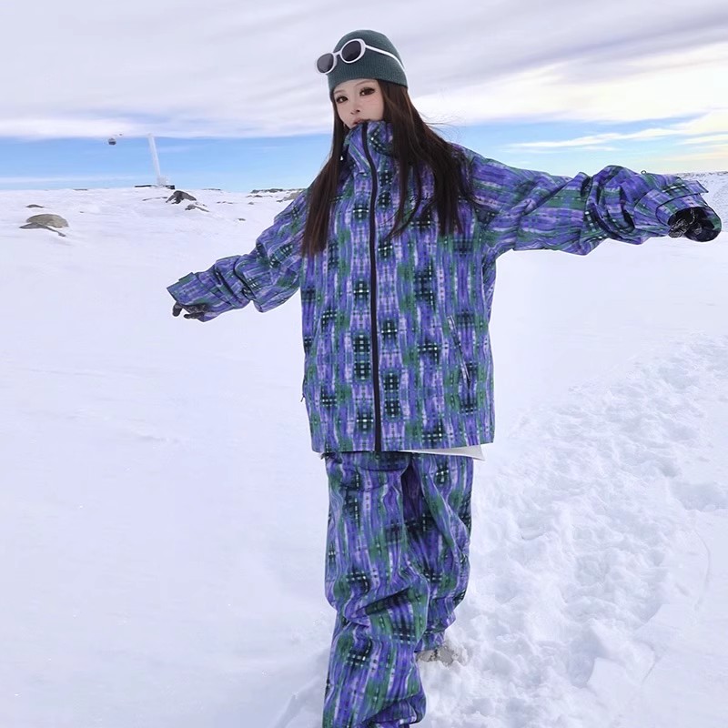 スノーボードウェア 2024 2025 上下セット メンズ レディース アウター ジャケット パンツ ズボン ウィンターセットアップ 韓国風 3L 防水防寒着 スノーウェア スキーウェア スノボウェア