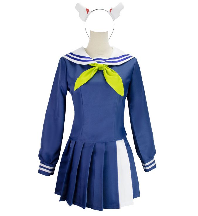 ブルーアーカイブ 風 ブルアカ 霞沢ミユ かすみざわみゆ コスチューム コスプレ衣装 6点セット サイズ S―XL