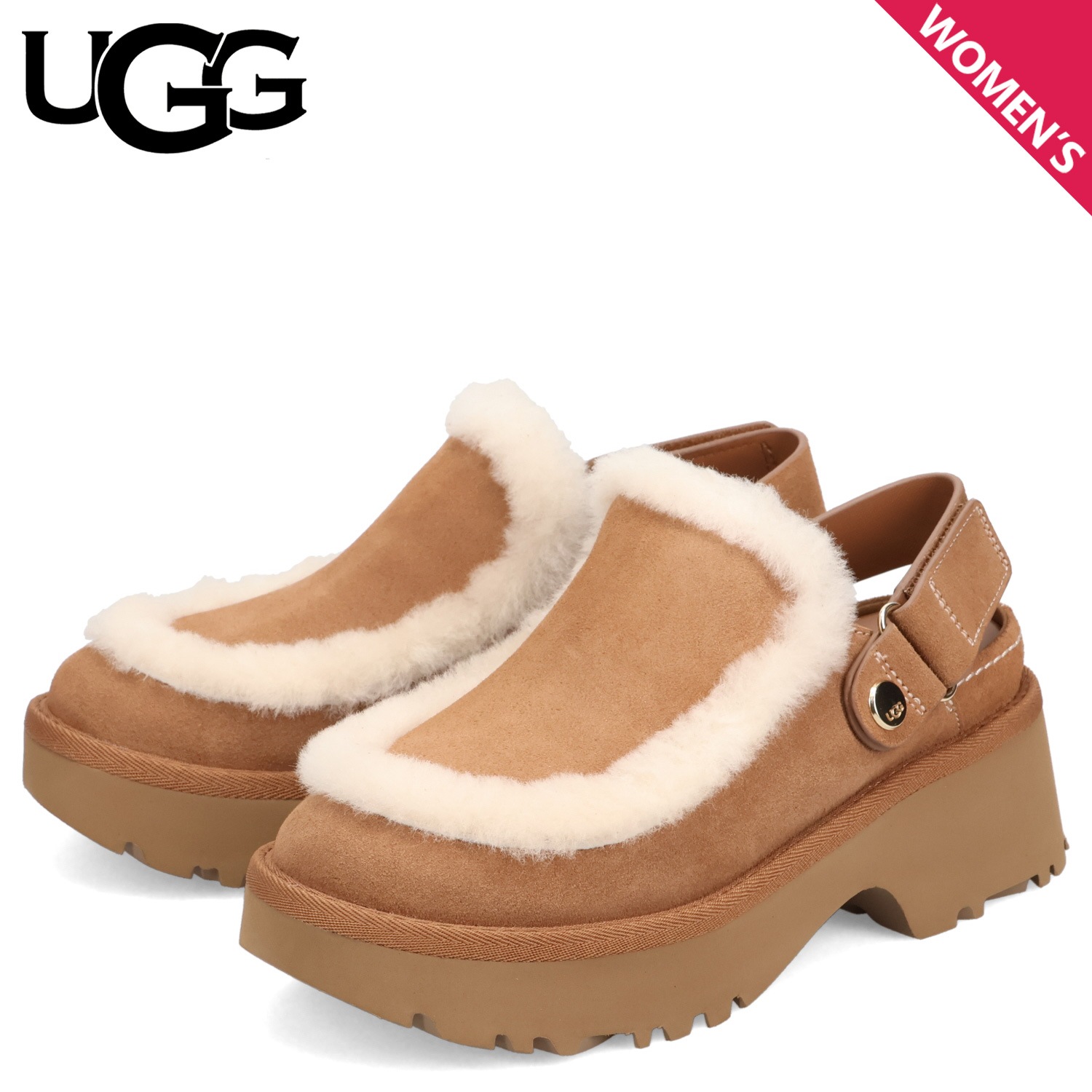 サンダル クロッグサンダル サボ エスミー クロッグ レディース 厚底 ESMEE CLOG チェスナット 1173331