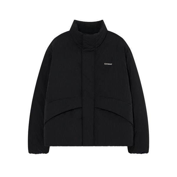 ノンキルティングショートパッファー ブラック CO2504DP12BK