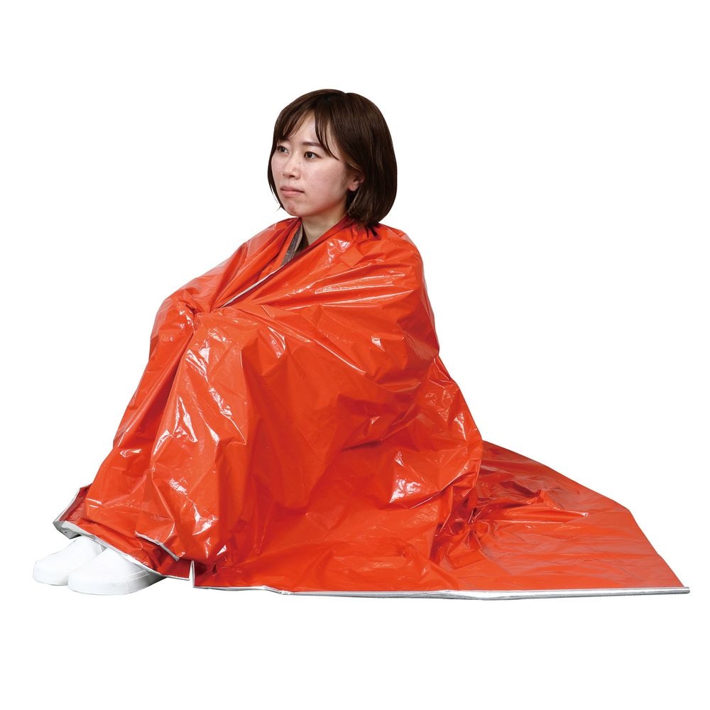 （まとめ買い）アーテック 静音防寒シート（オレンジ）（30個組） 35671 [x3セット] [防災用品]