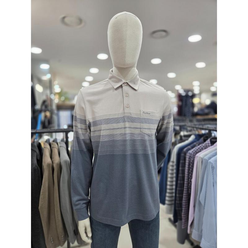 ハンギジャンストライプTシャツ MITAL4F8131_DG