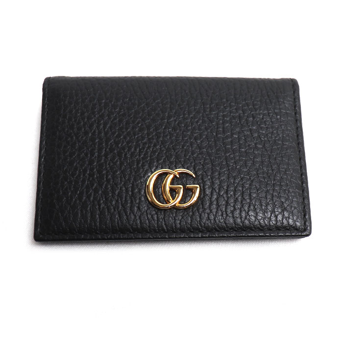 GUCCI グッチ GGマーモント カードケース ブラック 474749 メンズ 中古 美品 20,016円