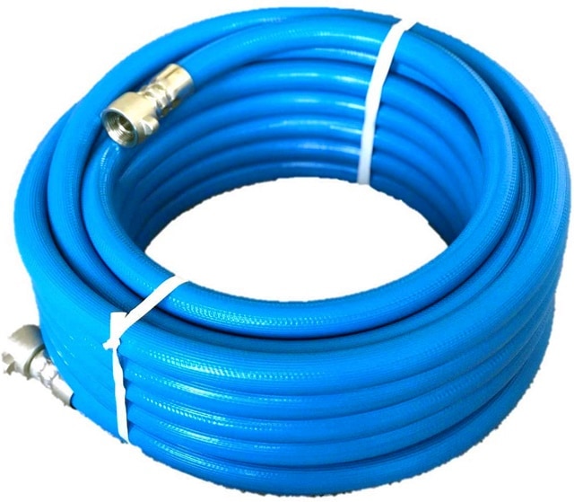 東洋型エアーホース 内径Φ19mm外径Φ27.5mm 長さ20M　両端金具付き ねじ込み式 ネジ規格