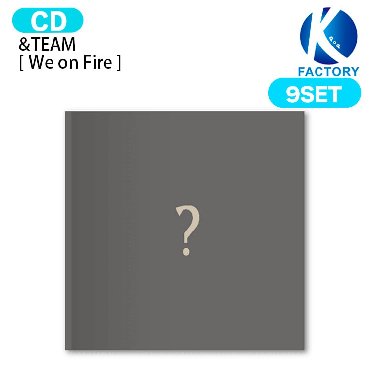 国内発送 &TEAM SOLO EDITION [ We on Fire ] 9種セット 3rd EP Album / 1次予約