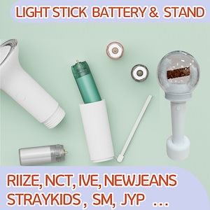 [ペンライト アクセサリー] LIGHT STICK BATTERY & LIGHT STICK STAND(HOLDER)