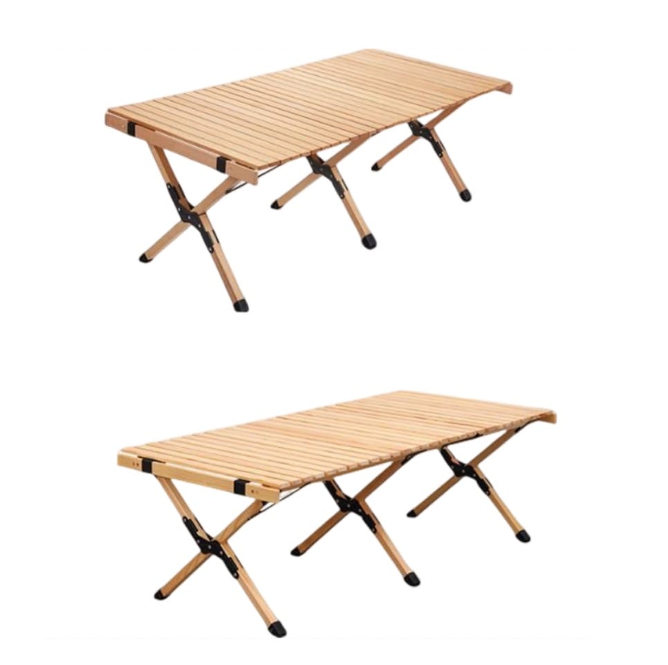 ウッド ピクニックテーブル レジャーテーブル ロールテーブル 折りたたみ 幅 120cm60cm 木製 ウッド ピクニックテーブル ローテーブル アウトドアテーブル キャンプ アウトドア ピクニック 10,575円