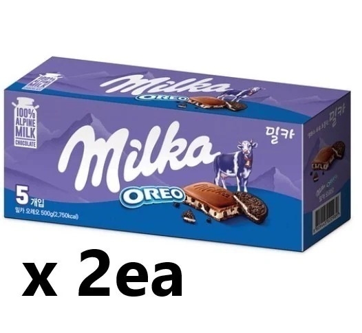 ミルカオレオチョコレート 500g x 2個（合計100g x 10個）