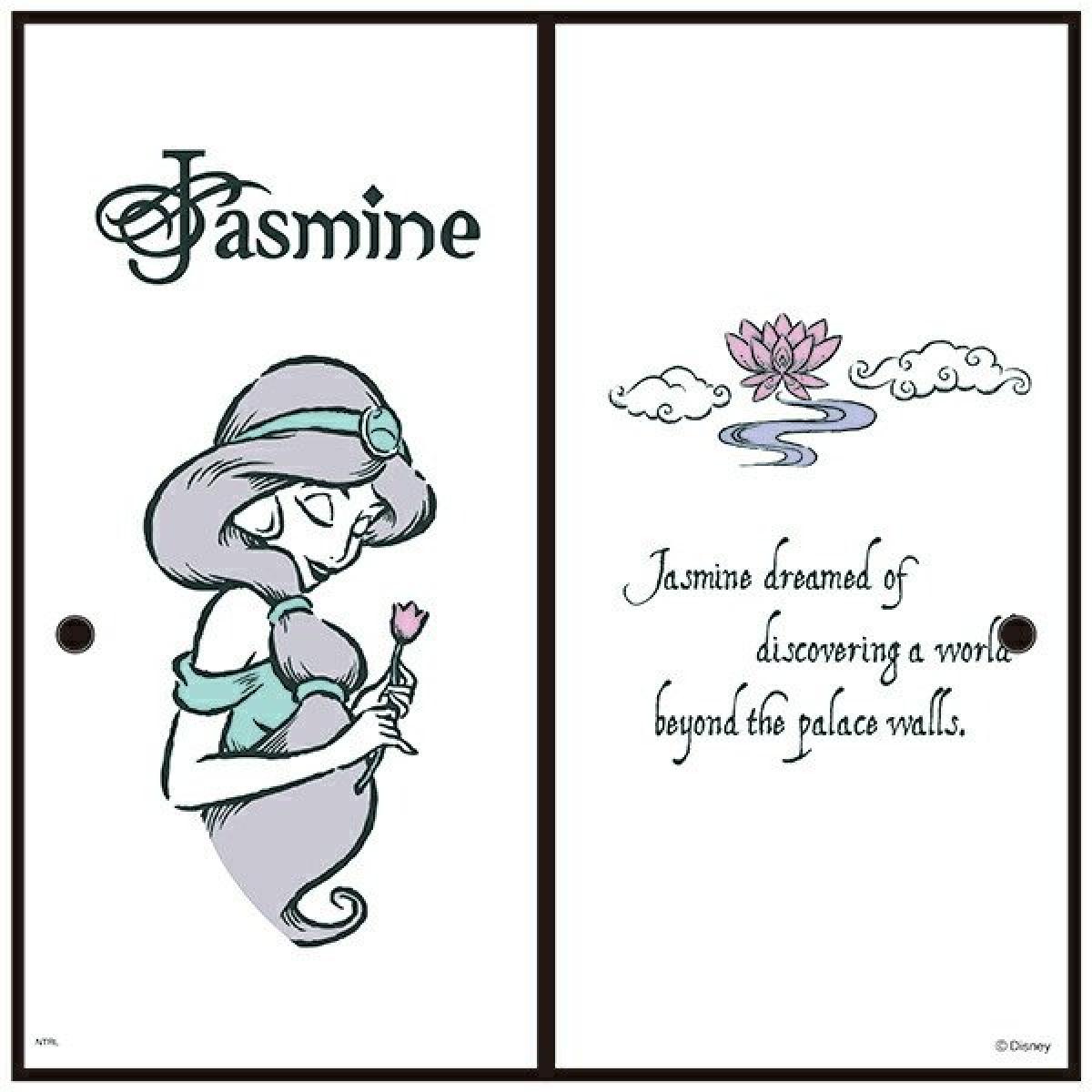 アサヒペン ふすま紙 ディズニープリンセス ジャスミン（ふすま紙2枚組用） 92cm×182cm NTLP-023F 襖紙 襖張り替え 襖リメイク アラジン 5,515円
