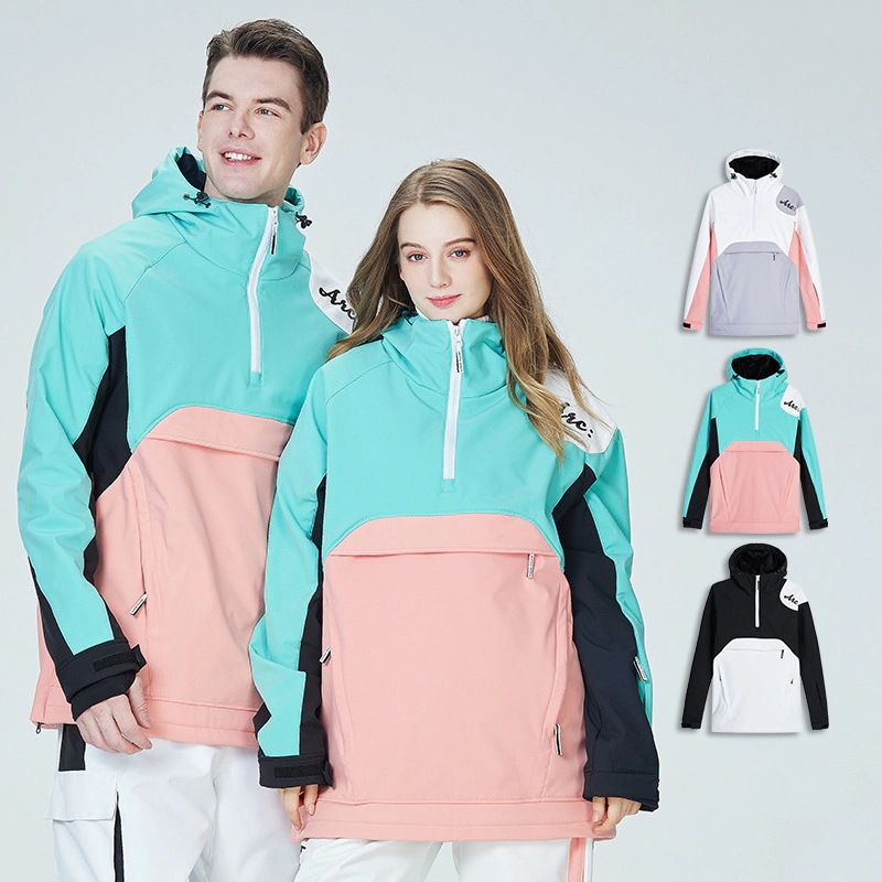 スキーウェア プルオーバーパーカー レディース メンズ スノーボードウェア スノボウェア スノーボード ウェア トップス 防寒着 韓国風