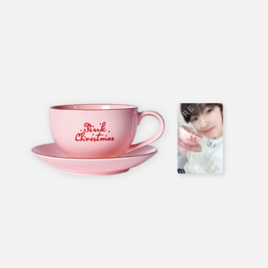 [公式] NCT WISH 2024 PINK CHRISTMAS CUP & SAUCER SET