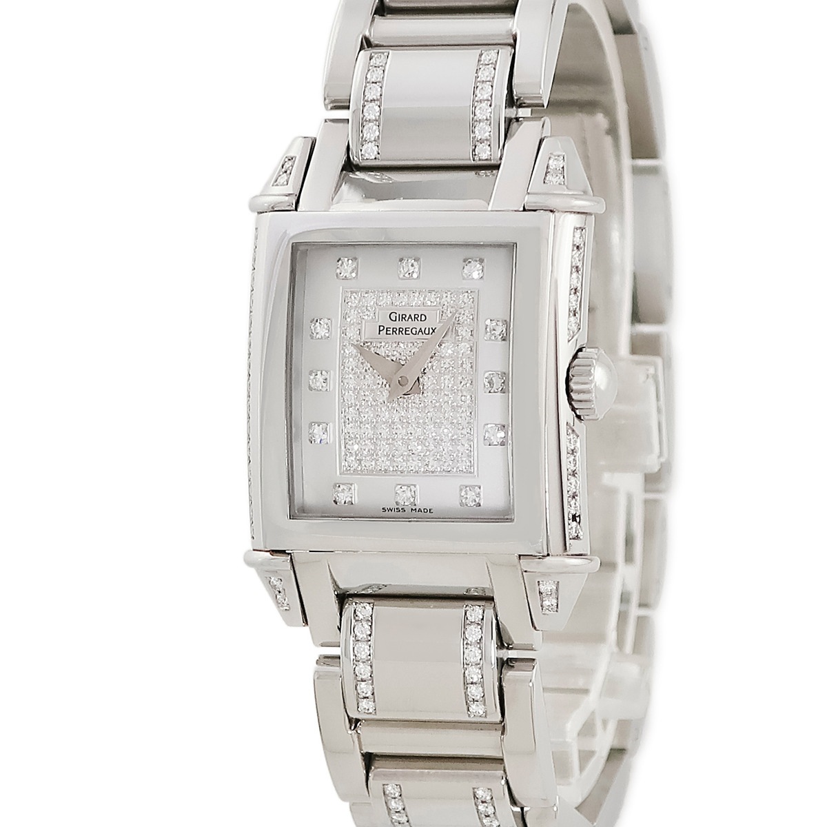 ヴィンテージ 1945 2592 クオーツ レディース 純正ダイヤ ビンテージ クォーツ レクタンギュラー 3年保証