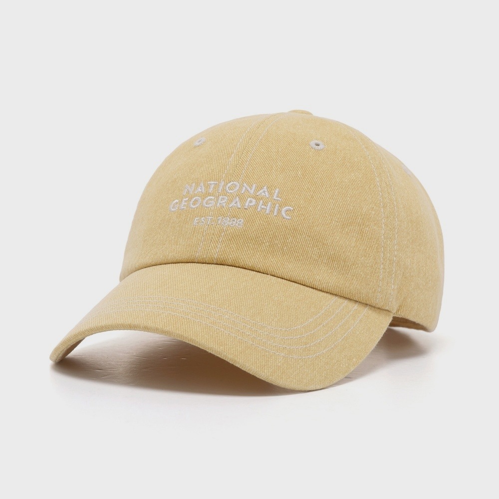ナショナルジオグラフィック N243AHA510 ステッチウォッシュボールキャップマスタード