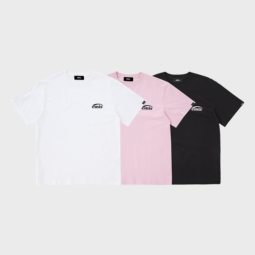 3枚セット Tシャツ B (ホワイト/ブラック/ライトピンク)