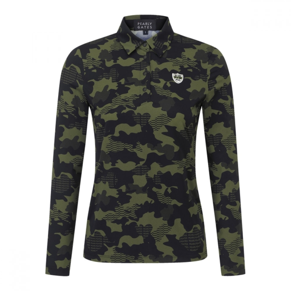 [パリゲイツ] レディース迷彩柄長袖Tシャツ