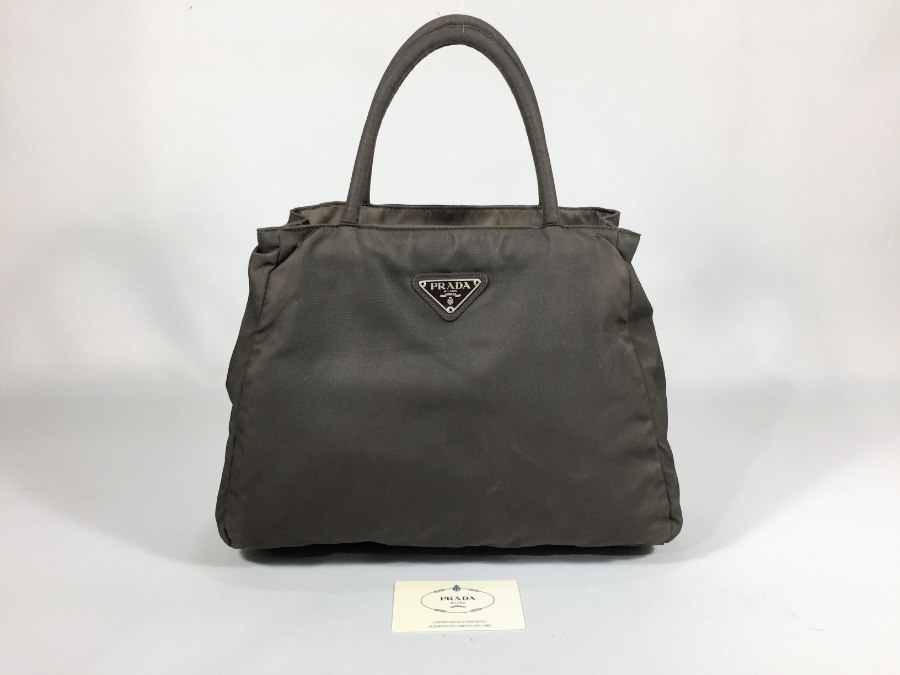 ハンドバッグ ナイロン B3864 カーキブラウン トートバッグ 【中古品】 19,352円