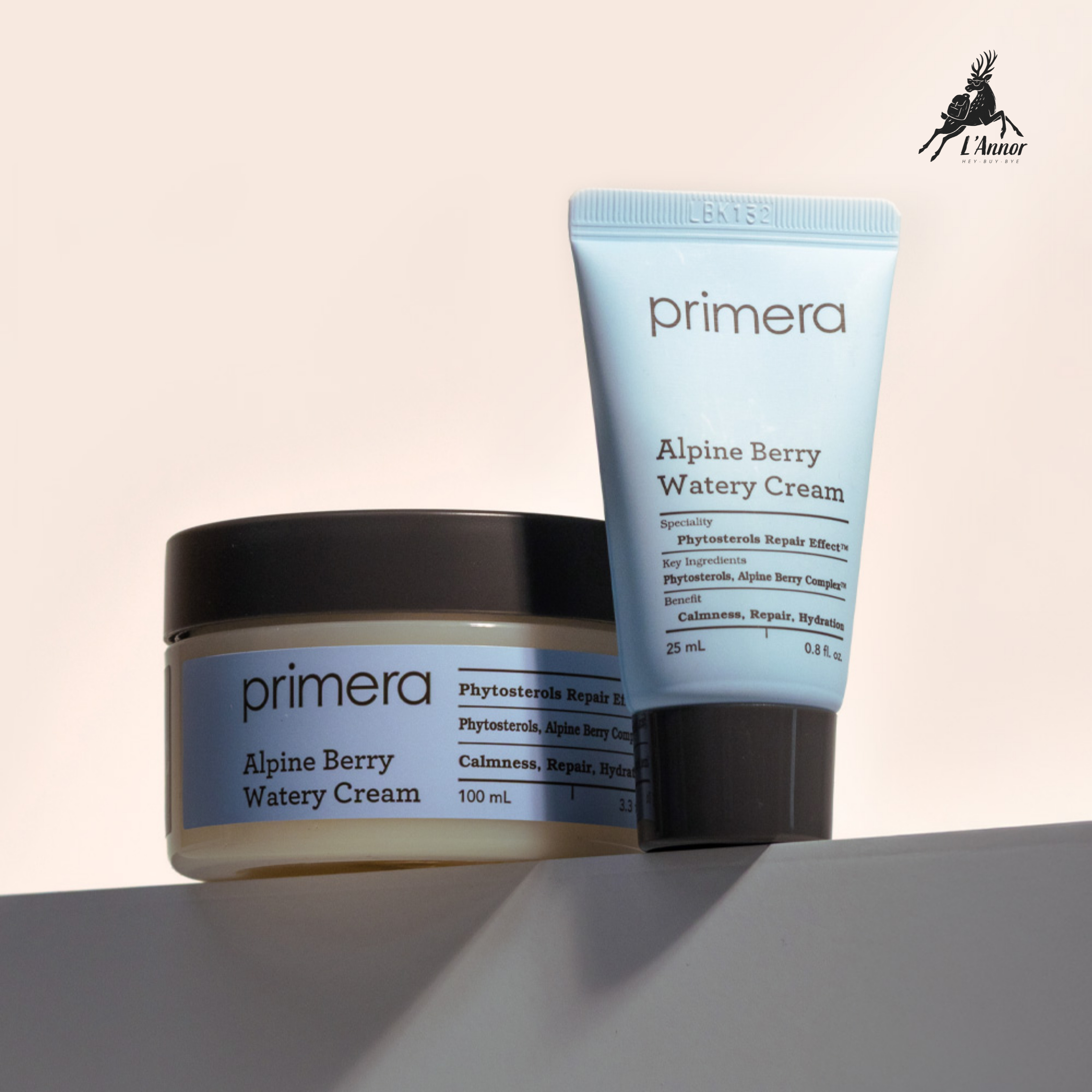 アルパインベリーウォータリークリーム 100ml+75ml(25mlx3個) / 水分クリーム