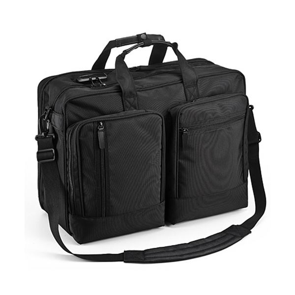 サンワダイレクトガーメント付きビジネスバッグ (大容量・2WAYショルダー・A3収納) 200-BAG090 1個