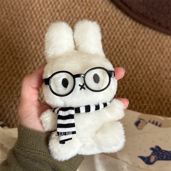 Qoo10] ストライプマフラー ぬいぐるみ カップル