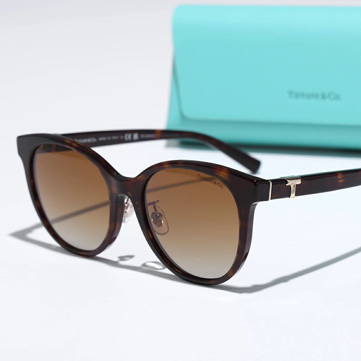 Tiffany&Co. ティファニー サングラス Tiffany T ティファニー ティー TF4209-D レディース 偏光レンズ ラウンド型 アジアンフィット 8015/T5