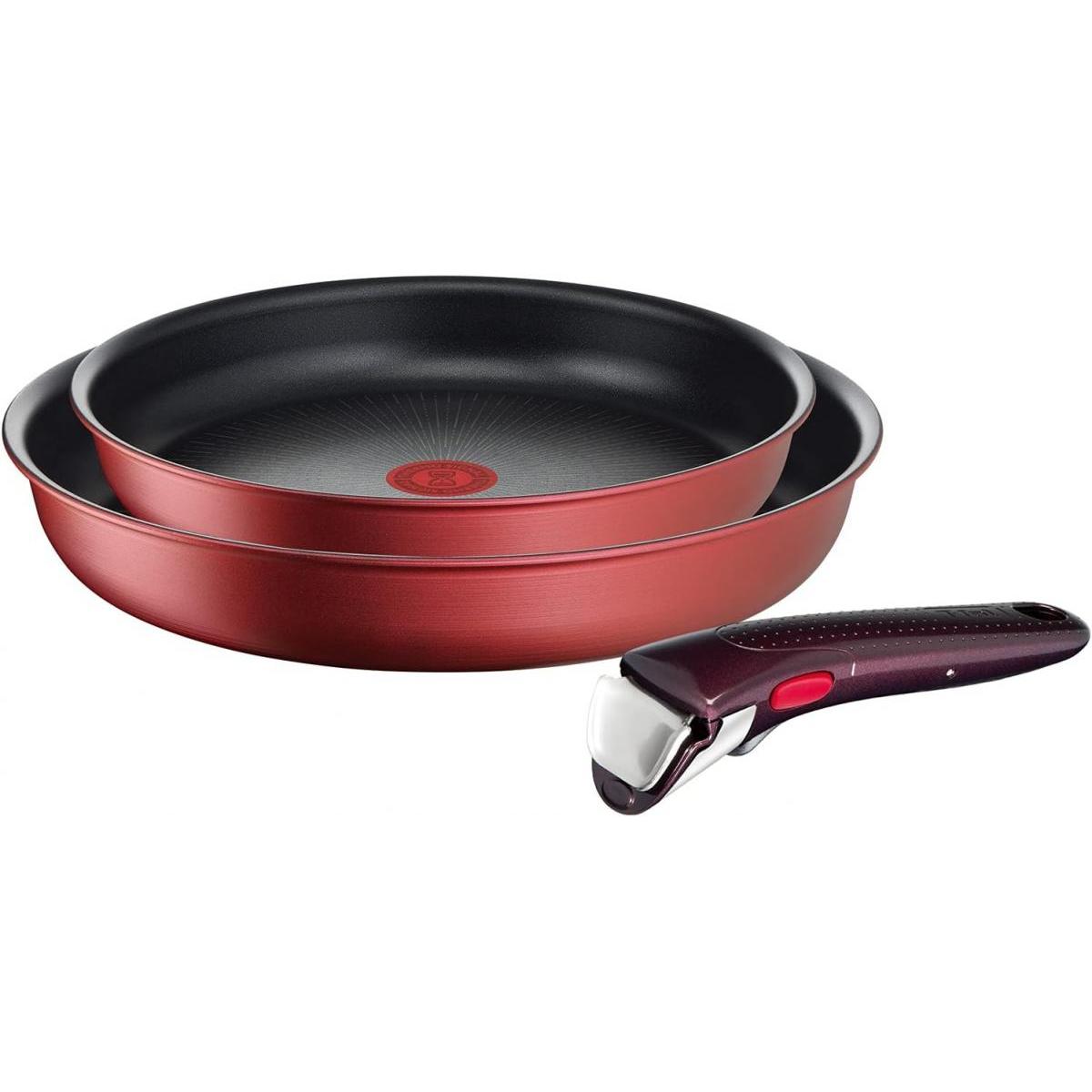 ティファール T-fal 取っ手のとれる フライパン IH対応 ガス火対応 22cm 26cm インジニオ・ネオ IHルージュ・アンリミテッド セット3