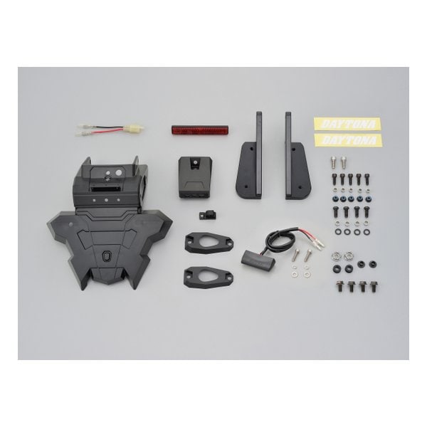 フェンダーレスEDGE YZF-R25/R3 15-18 など LEDライセンスランプ&リフレクター付属