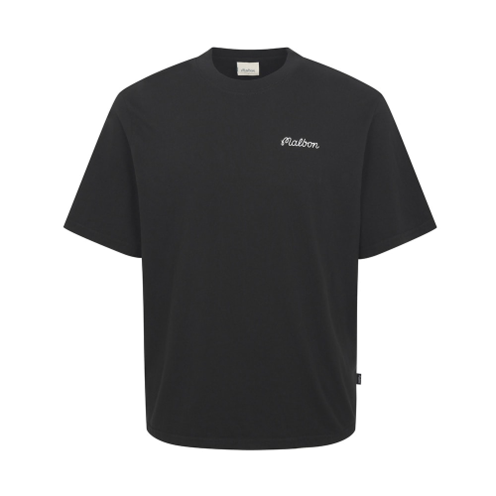 マルボンゴルフバミューダボールドウィンTシャツブラック