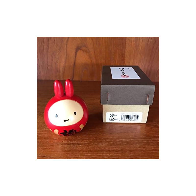 【3日以内発送】卯三郎こけし 民芸品 ミッフィー福だるまこけし ディスプレイ おうち時間 ほっこり