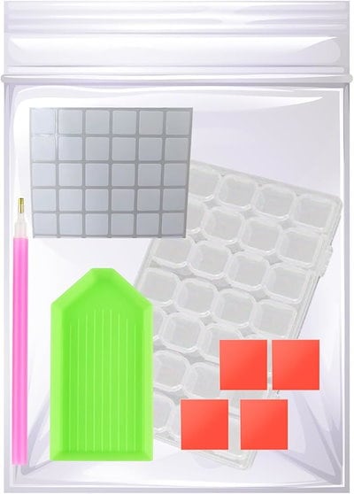 他サイト： おもちゃ モンテッソーリ 集中力 巧緻性 手先の訓練 入院のお見舞い ごほうび お土産 プレゼント 子供 ギフト キラキラ ダイヤモンドアート キット 追加ツール(追加キット)の商品画像