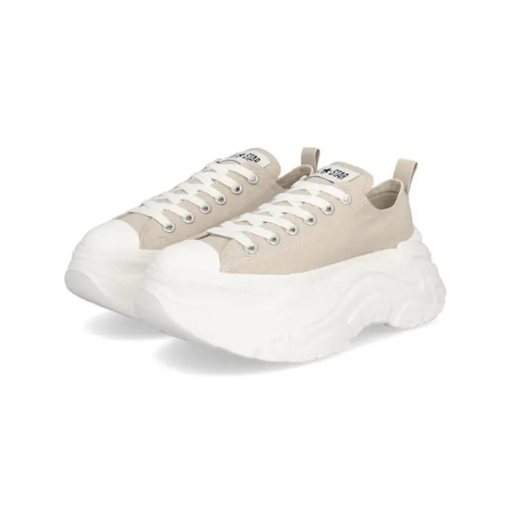 converse コンバース ALL STAR CITYHIKE OX レディーススニーカー ローカット 厚底(オールスターシティハイクOX) 31315881 ライトベージュ