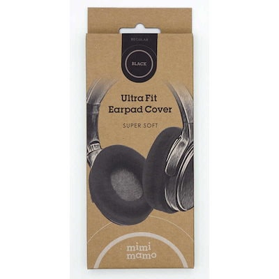 他サイト： MIMIMAMO　ウルトラフィット・イヤーパッドカバー ブラック　ME-02R-BKの商品画像