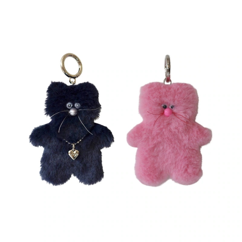 【正品】【韓国人気】モナムヒ ミニフレンズ 2type ( PINK / NAMHEE )キーリング キーホルダー グッズ 人形キーリング ブルピンが