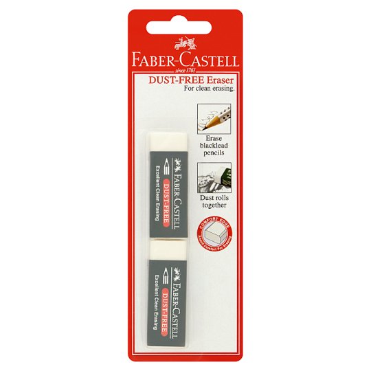 ファーバーカステルFaber-Castell Dust-Free Eraser 2pcs
