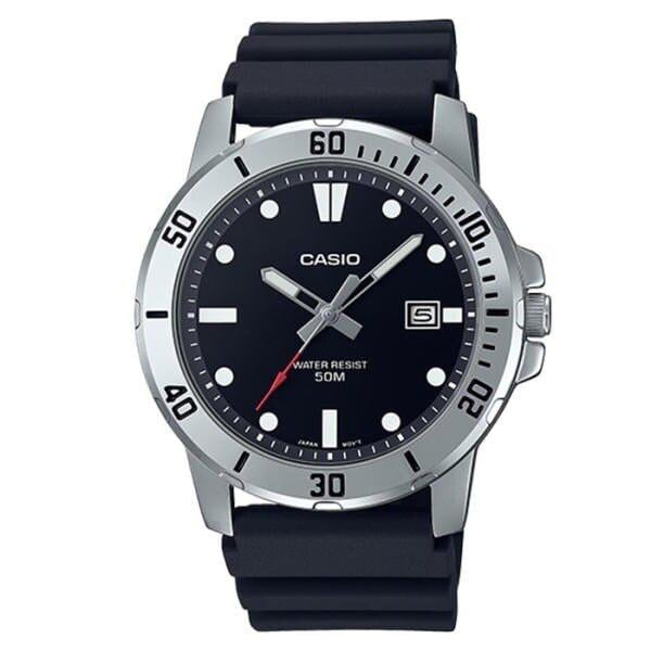 男性ウレタン腕時計 MTP-VD01-1E