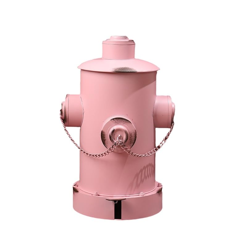 WAJA 消火栓 ごみ箱 ブリキ レトロ ペダル付き ゴミ箱 ふた付き おしゃれ アメリカン インナーバケツ付き 鉄 ダストボックス 垃圾桶 ドラム缶 防臭 衛生 クリエイティブな装飾 インテリア キ