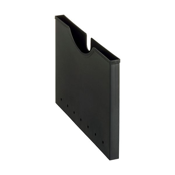 (まとめ) ライオン事務器 ホルダーボックス PP製A4ヨコ 背幅24mm ブラック HB-12P 1個 (×30セット)