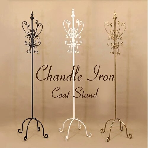 【 Chandle Iron CoatStand 】 オシャレに演出シャンドルアイアン コートスタンド
