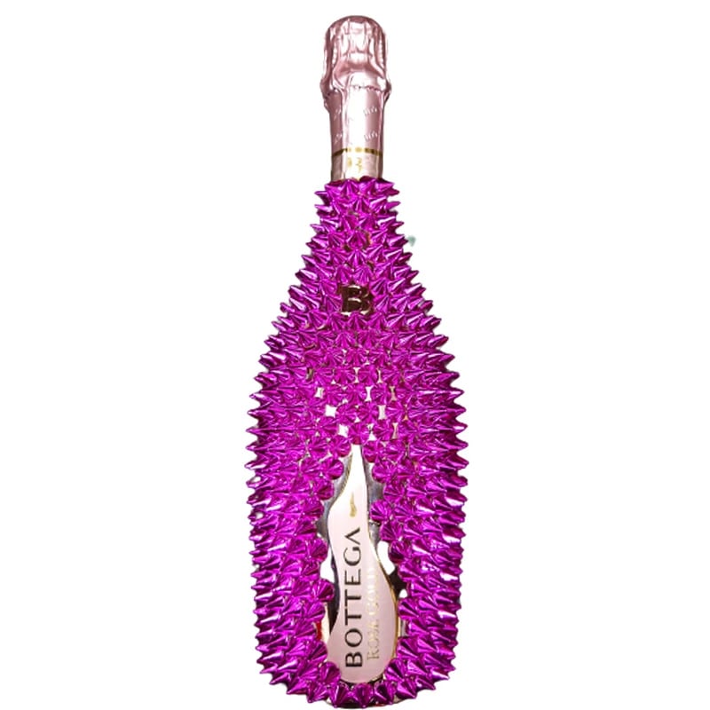 ボッテガ ロゼ ゴールド デコレーションボトル（ピンクメタル） 750ml×１本